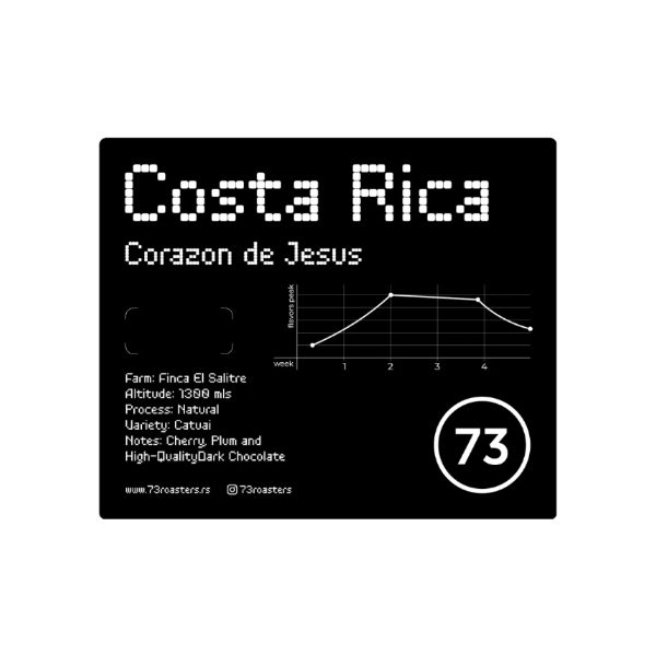 73 Roasters | Costa Rica Corazon De Jesus specialty kafa - Brew Society