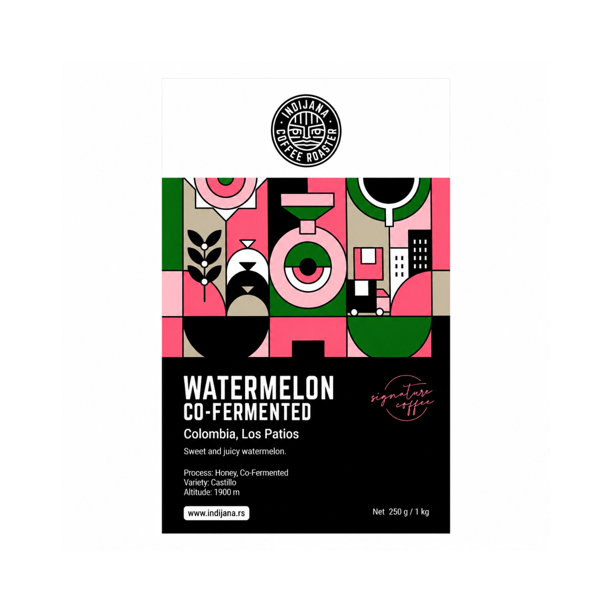 Indijana Coffee | Colombia Watermelon Co-Fermented – Signature specialty kafa