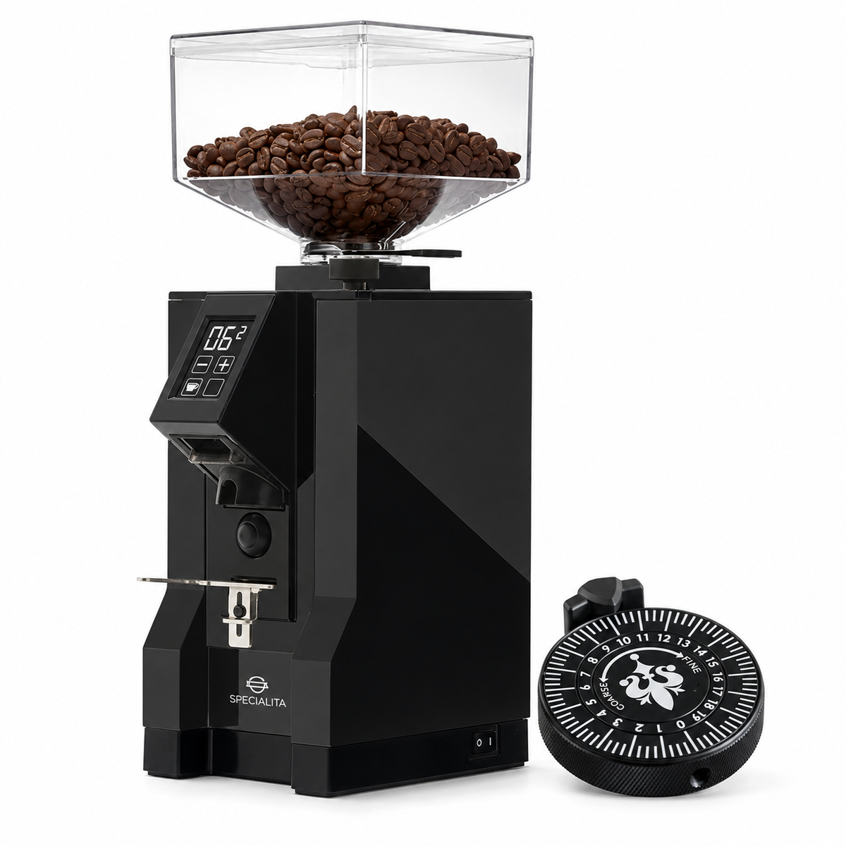 Eureka Mignon Specialita 15BL + King Size Grind Dial