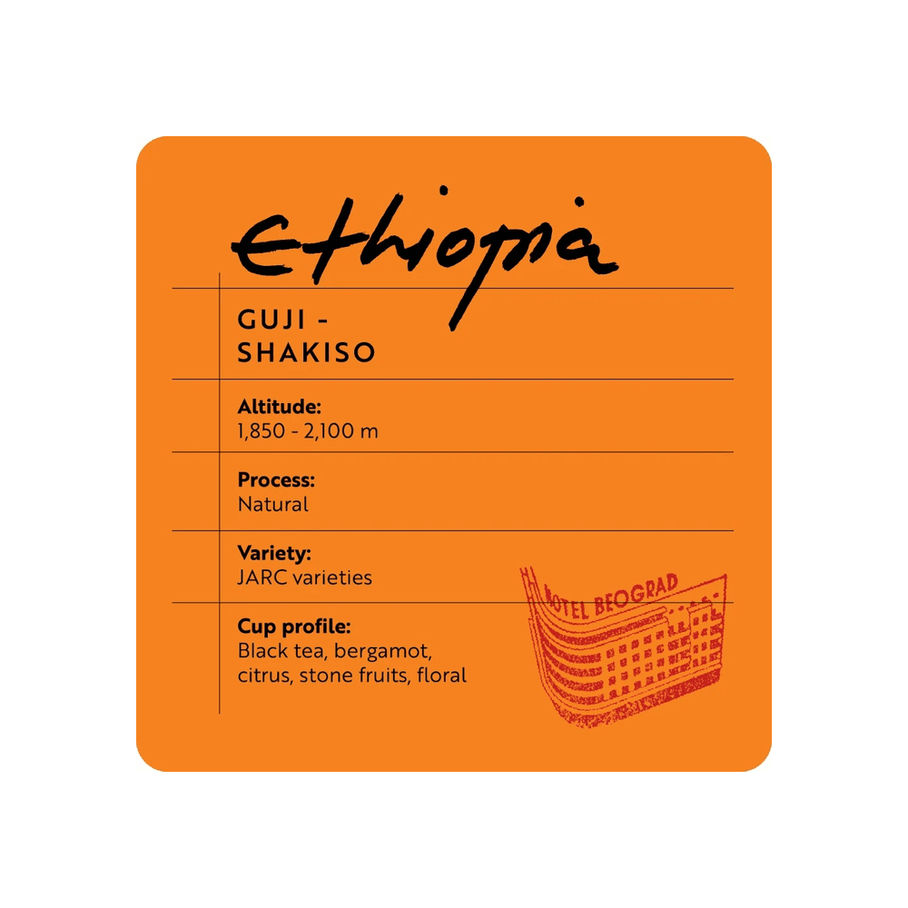 Hotel Beograd 1937 Ethiopia GUJI - SHAKISO - Brew Society