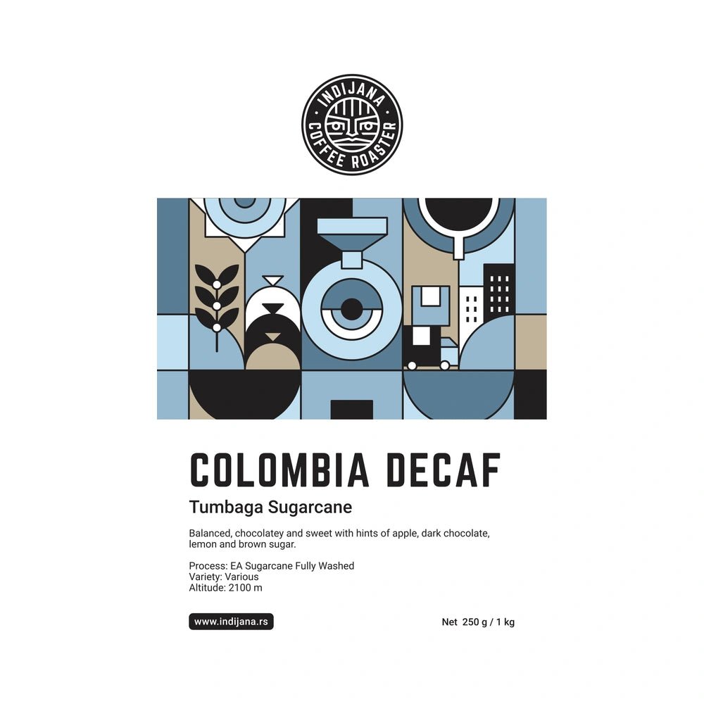 Indijana Coffee | Colombia Tumbaga Sugarcane Decaf specialty kafa - Brew Society