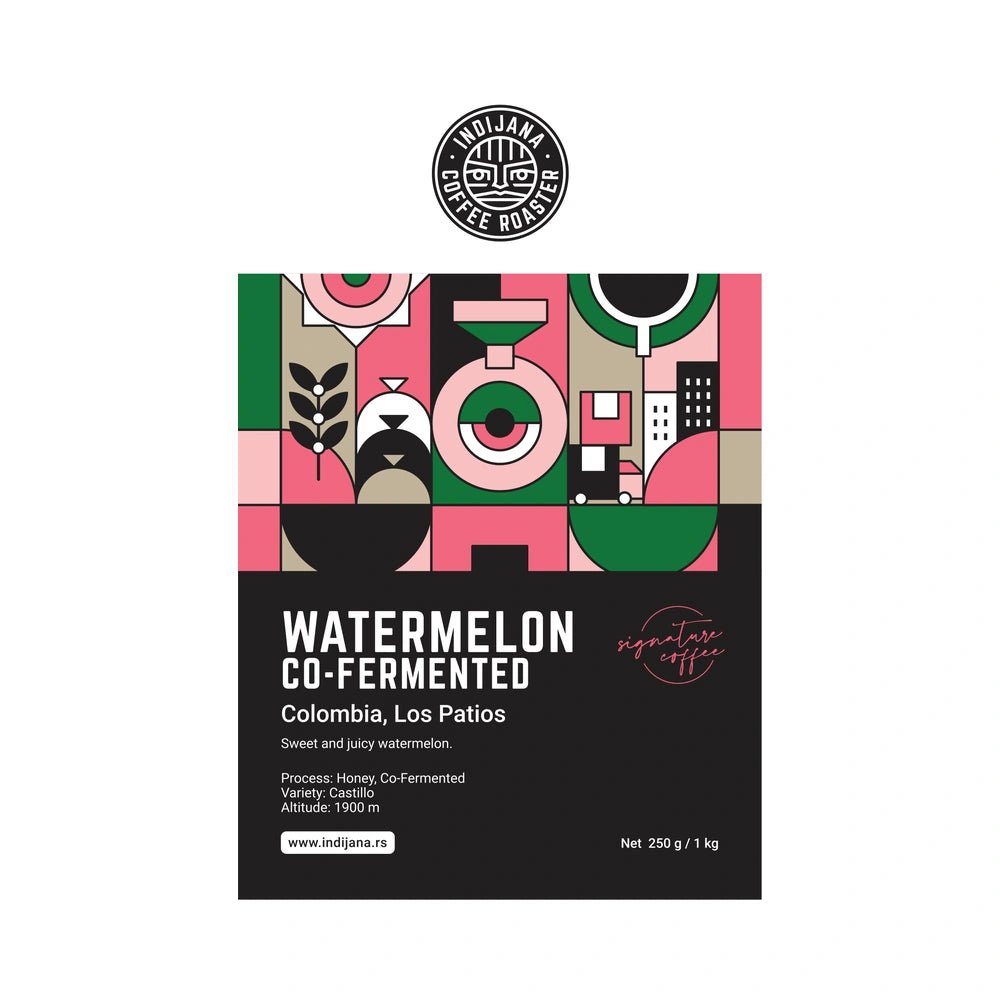 Indijana Coffee | Colombia Watermelon Co-Fermented – Signature specialty kafa - Brew Society