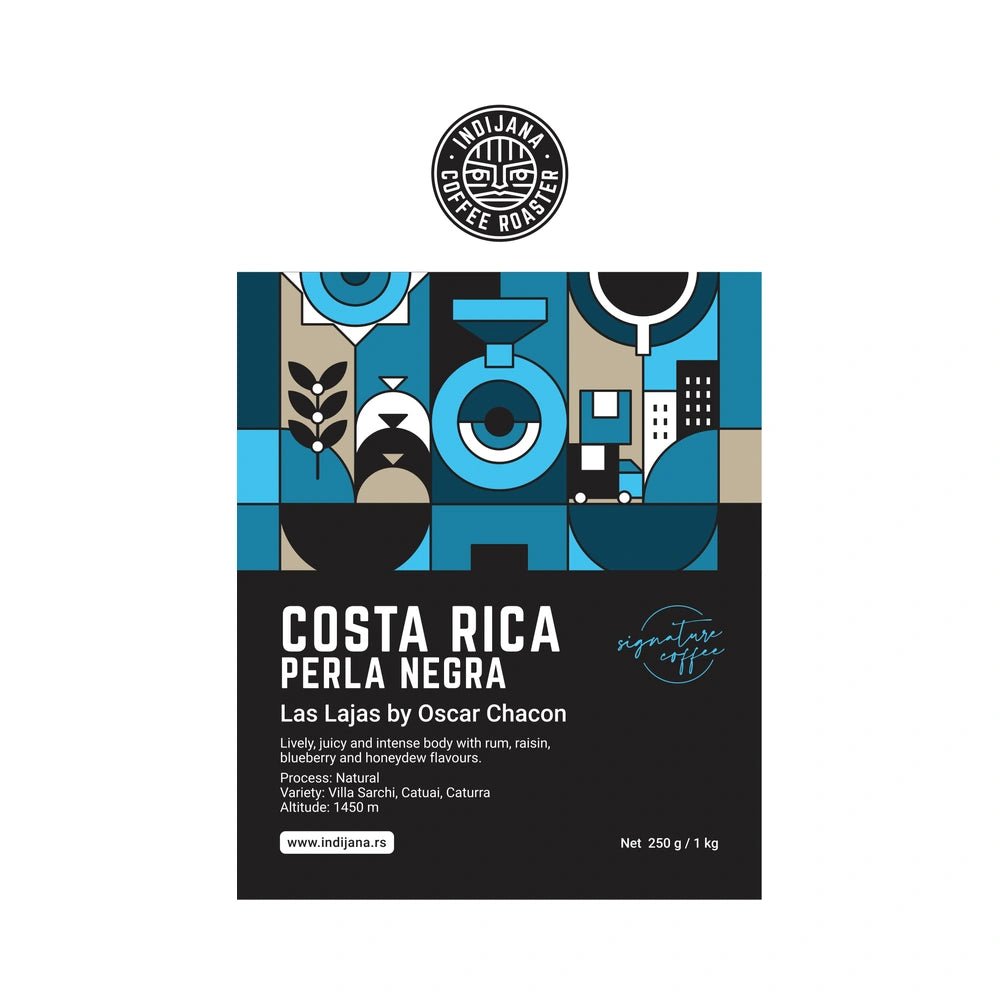 Indijana Coffee | Costa Rica Las Lajas Perla Negra – Signature specialty kafa - Brew Society