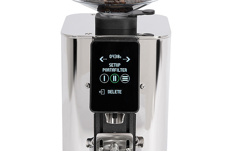 ECM Exacto polirani inox – espresso setup