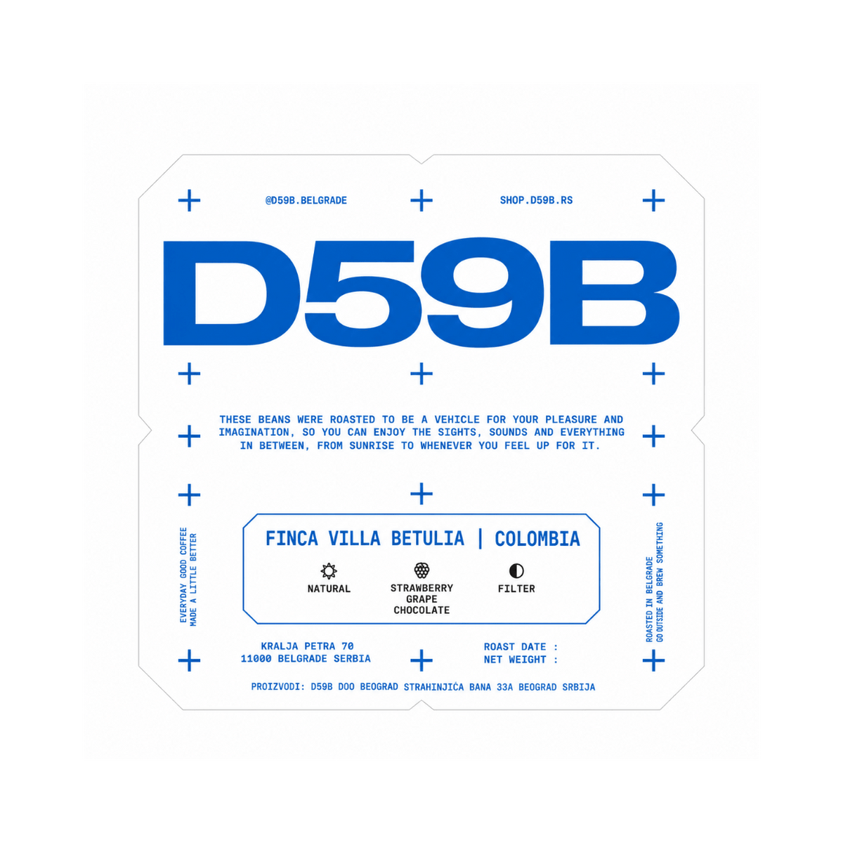 D59B | Colombia Luis Anibal Calderon Finca Villa Betulia Huila specialty kafa - Brew Society