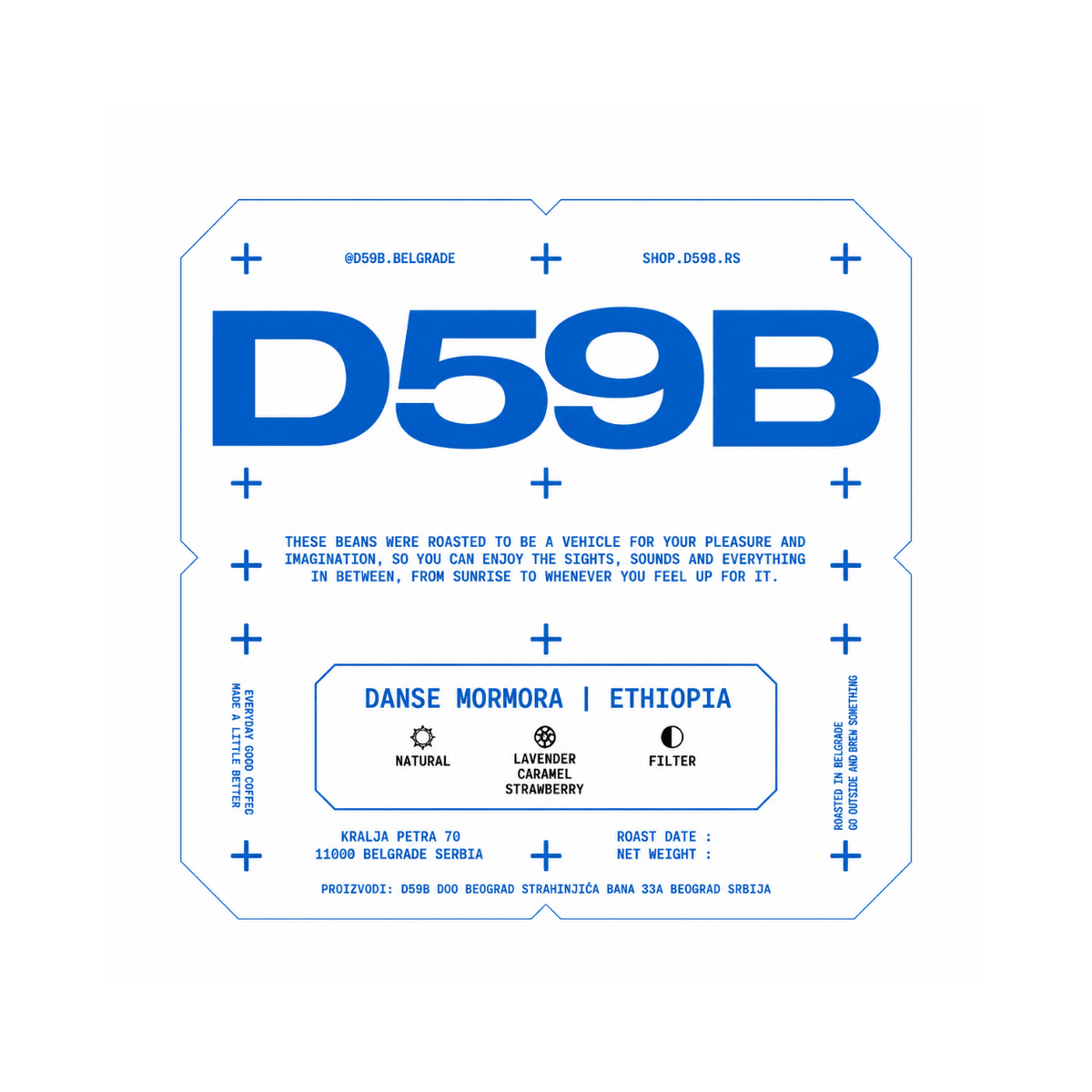 D59B | Ethiopia Danse Mormora Guji specialty kafa - Brew Society