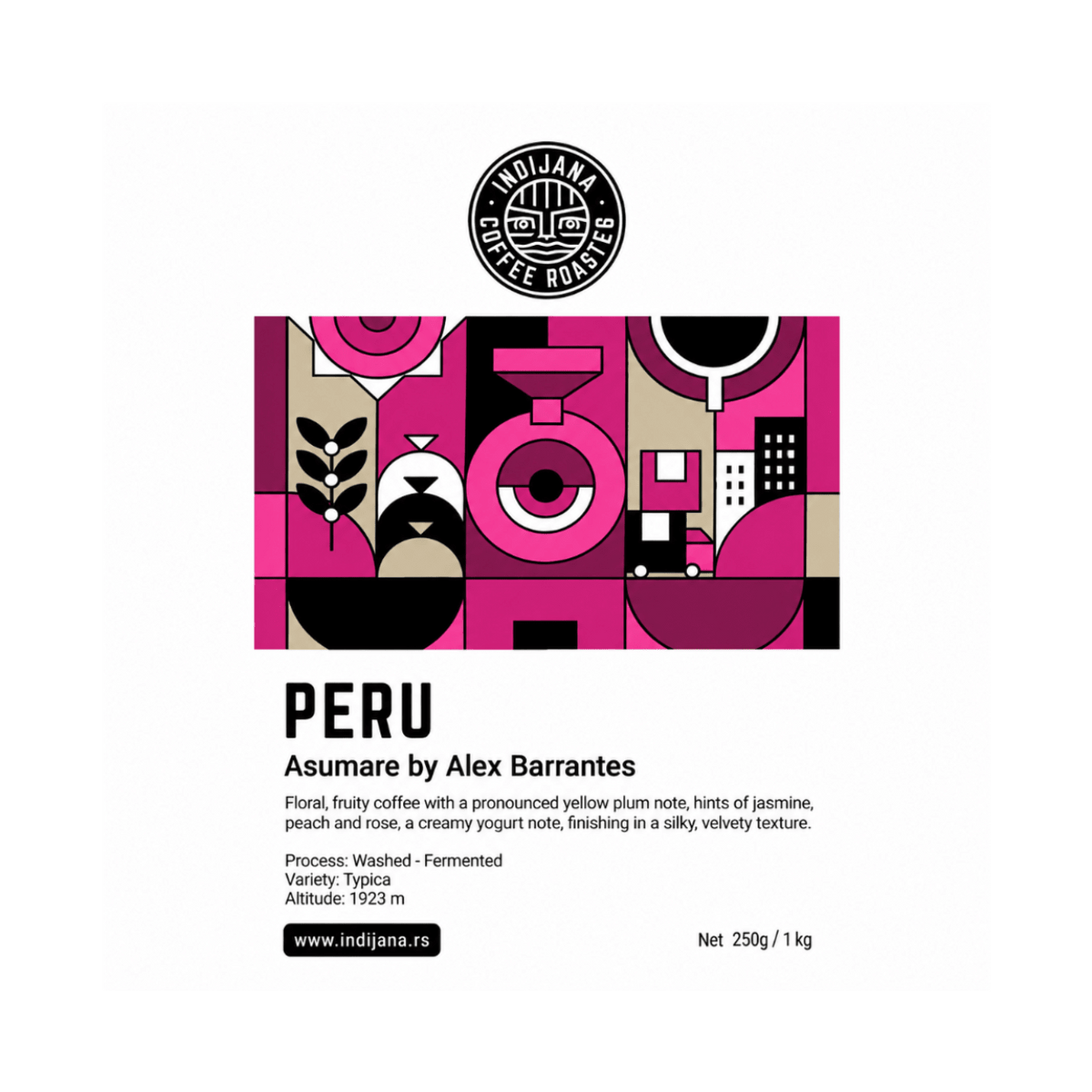 Indijana Coffee | Peru Asumare specialty kafa - Brew Society